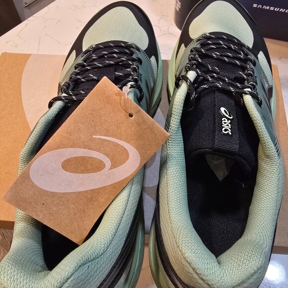 Asics Gel-Terrain Dark Jade Black 1203A342-300 Men's Size 13 Trail Hiking Shoes - Picture 8 of 16